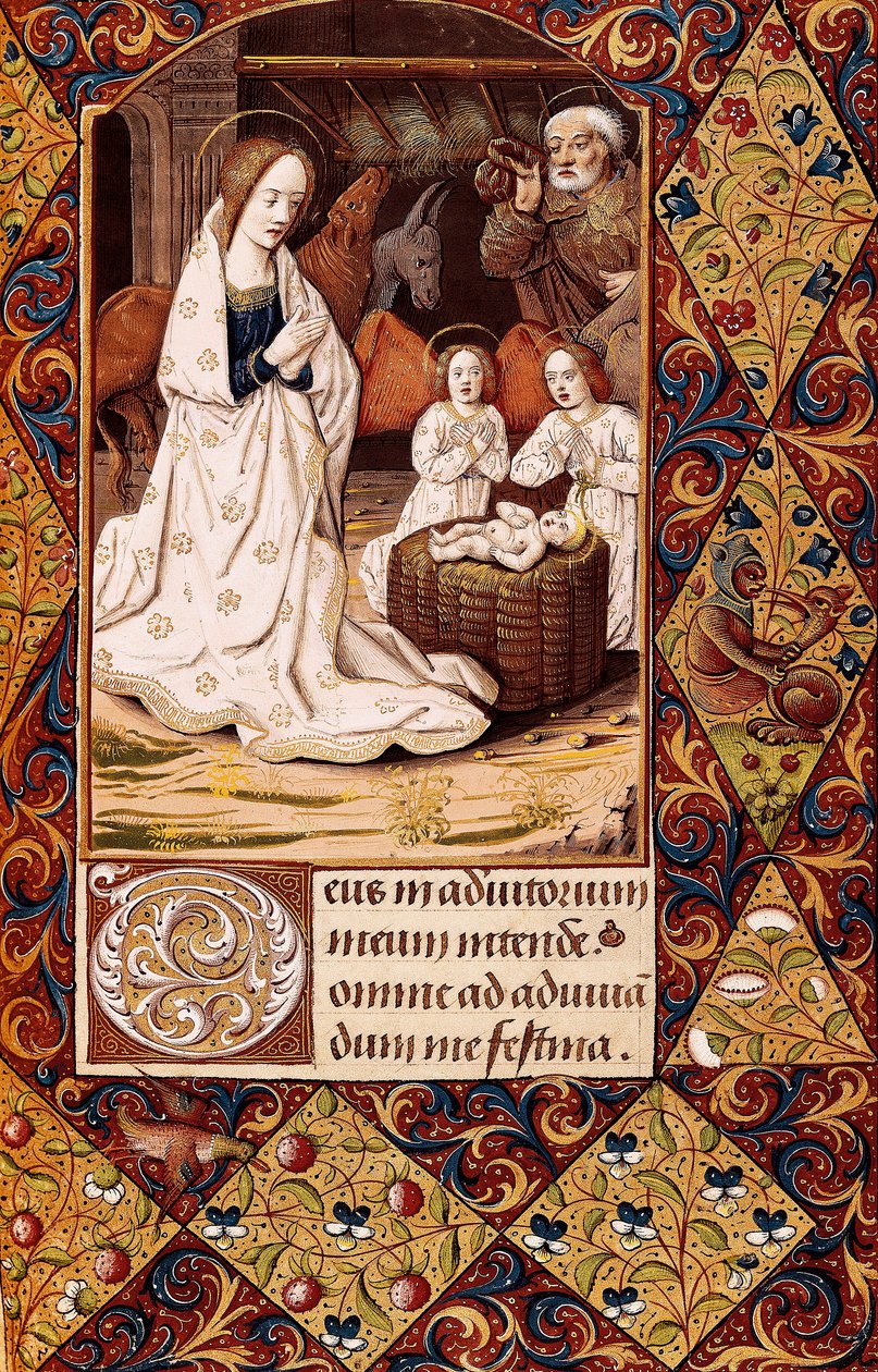La nativité (miniature) - Unbekannt