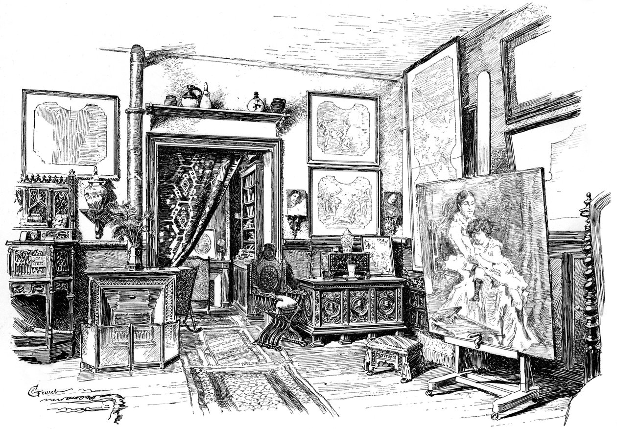 Le plus petit atelier de Paul-Jacques-Aimé Baudry, c1880-1882 - Unbekannt