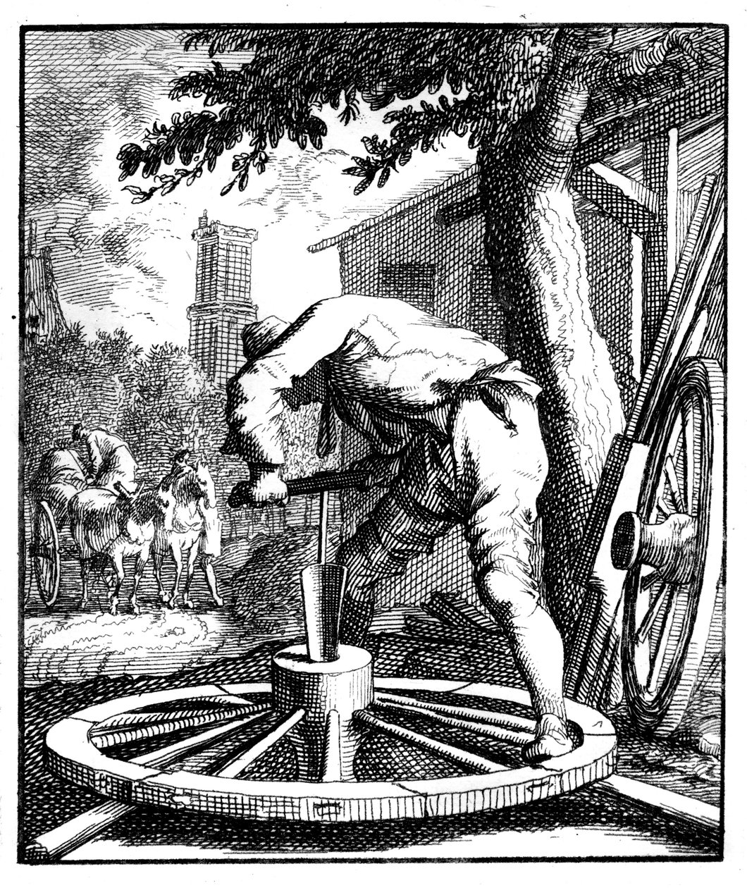 Le charron, 18ème siècle - Unbekannt