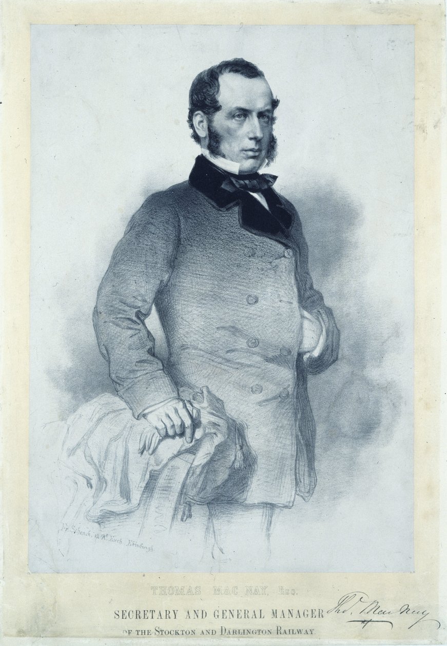 Thomas MacNay, secrétaire des chemins de fer et directeur général - Unbekannt