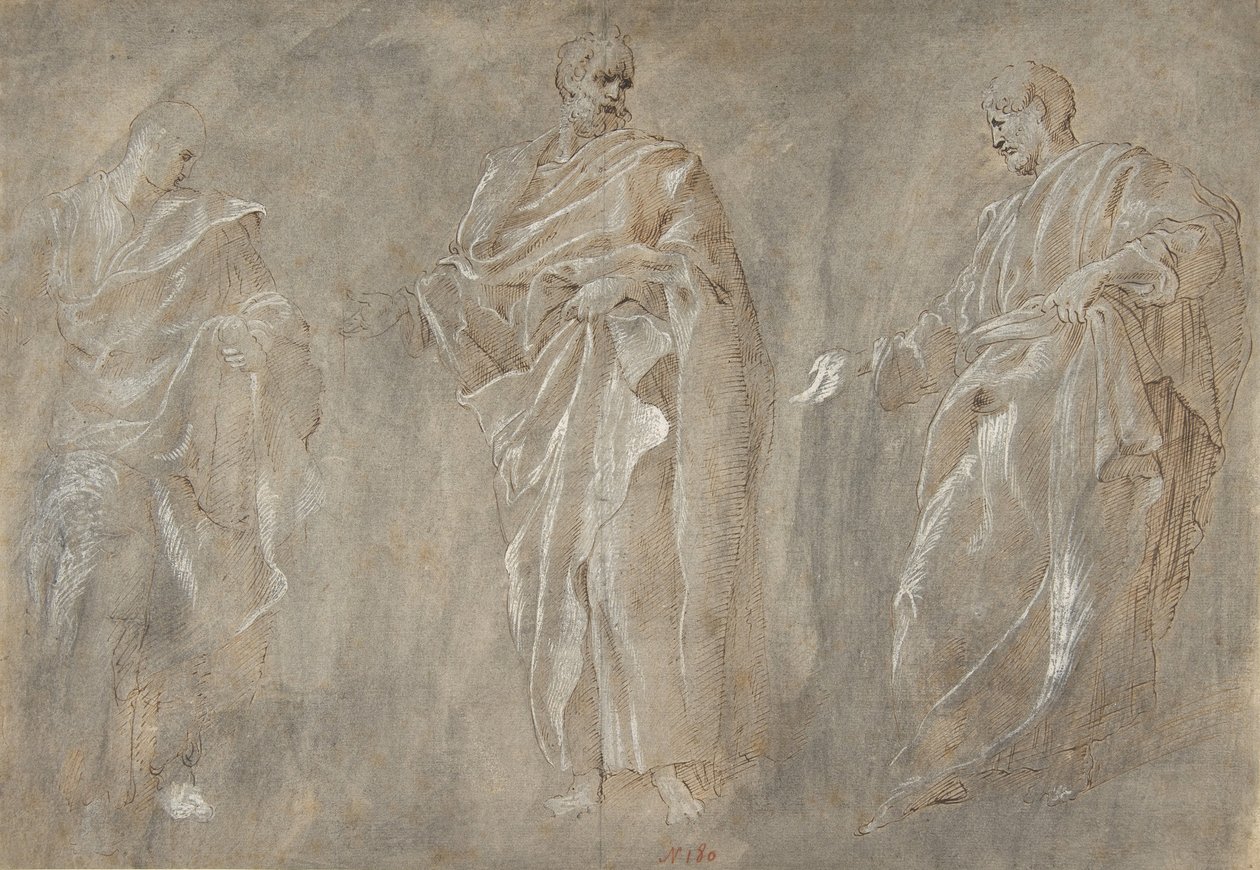 Trois figures debout - Unbekannt