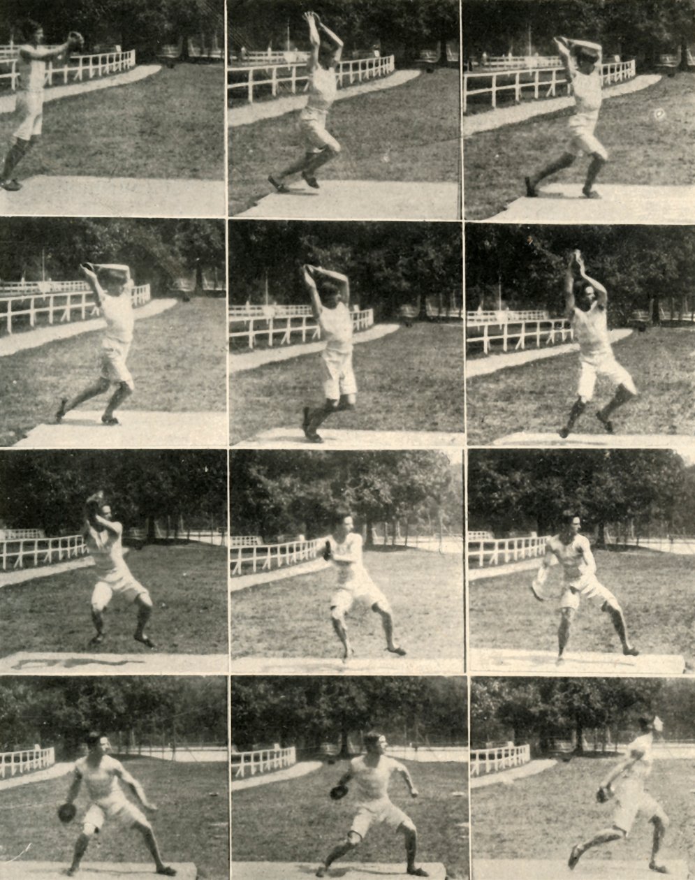 Lancer le disque sans tourner, 1908 - Unbekannt