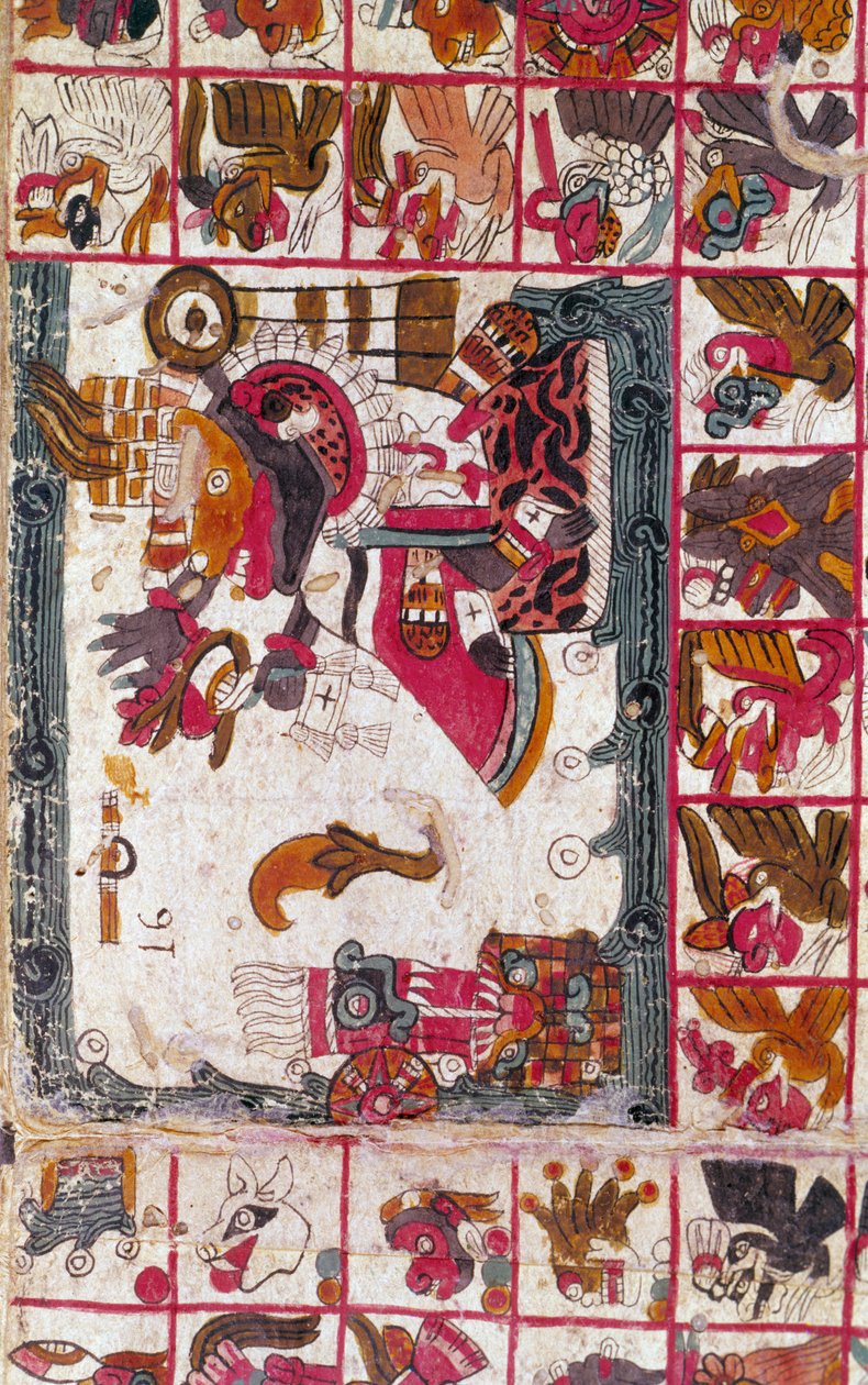 Tonalamatl Aubin, Folio 16, 15ème siècle - Unbekannt