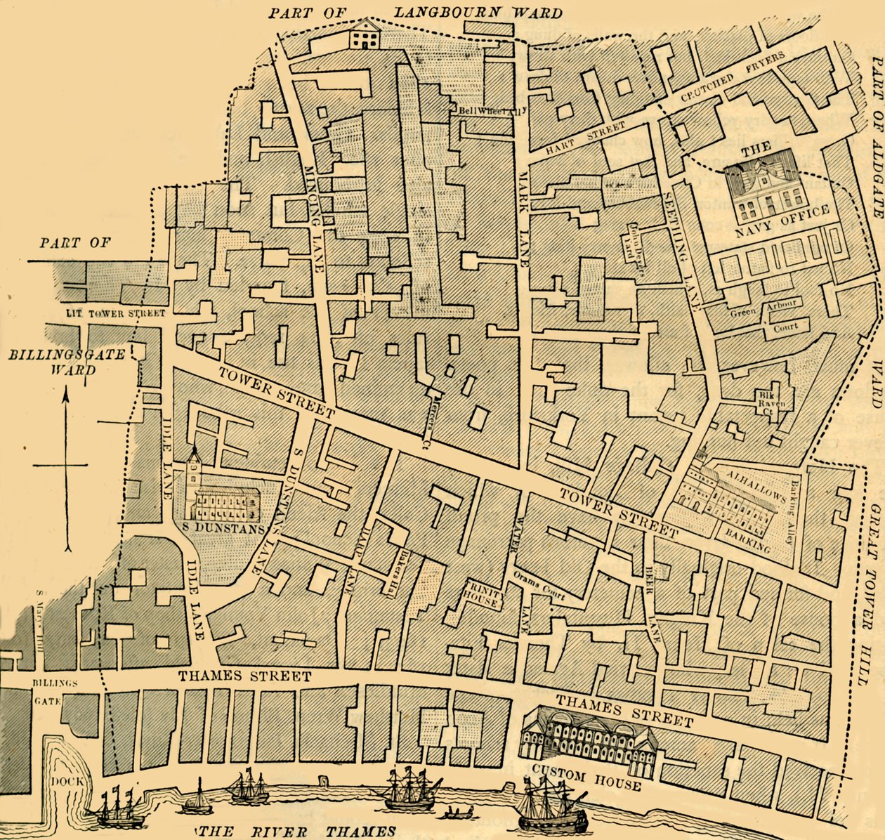 Quartier de Tower Street, c. 1872 - Unbekannt