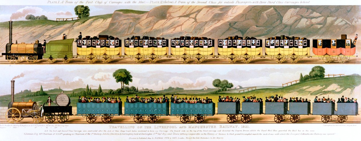 Voyage sur le chemin de fer Liverpool et Manchester, 1831 - Unbekannt