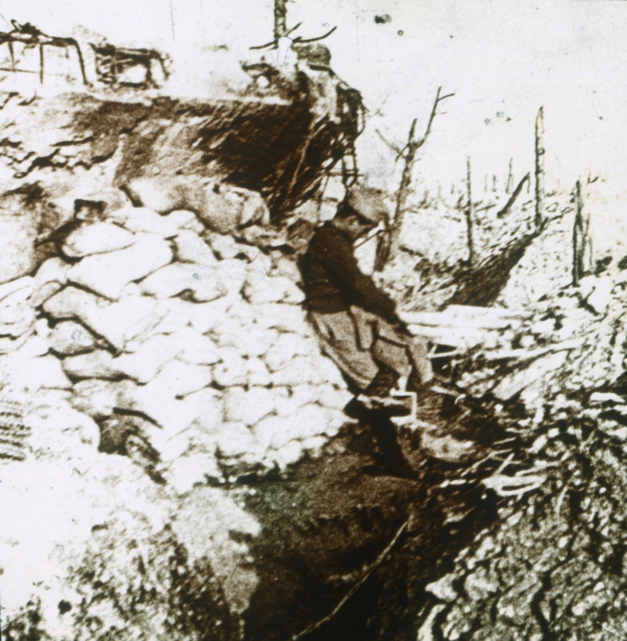 Tranchées, vers 1914-1918 - Unbekannt