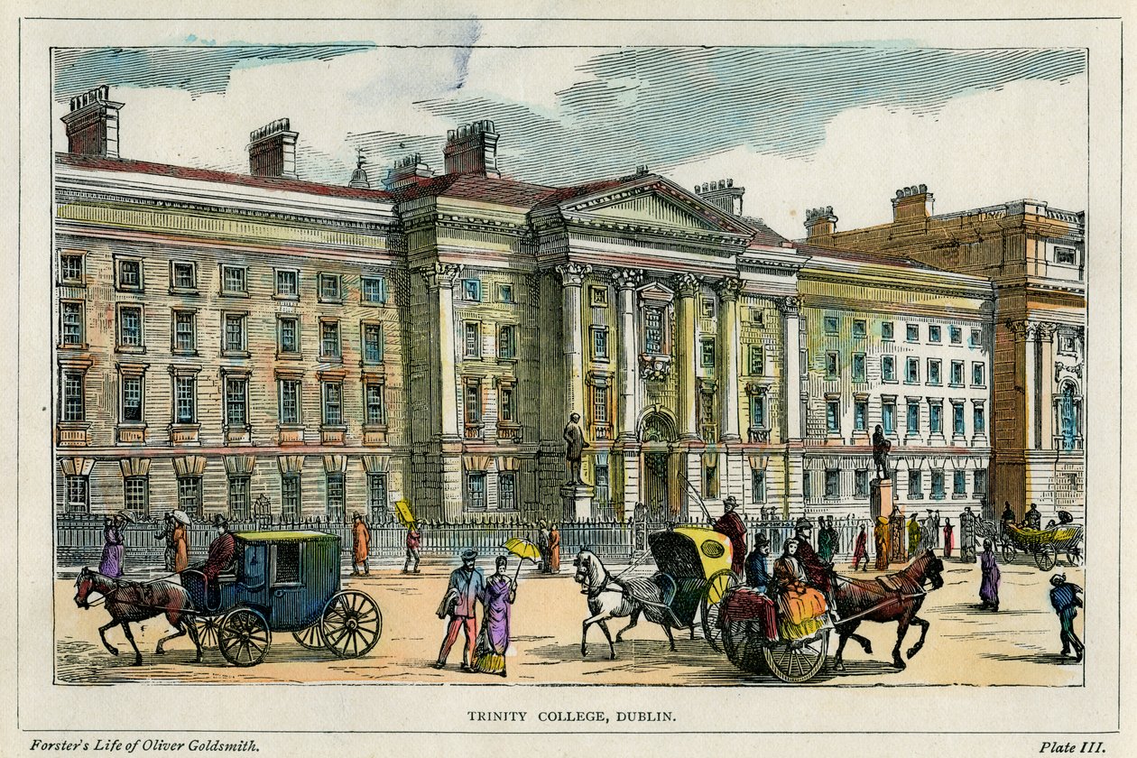Trinity College, Dublin, Irlande, vers 1880 - Unbekannt