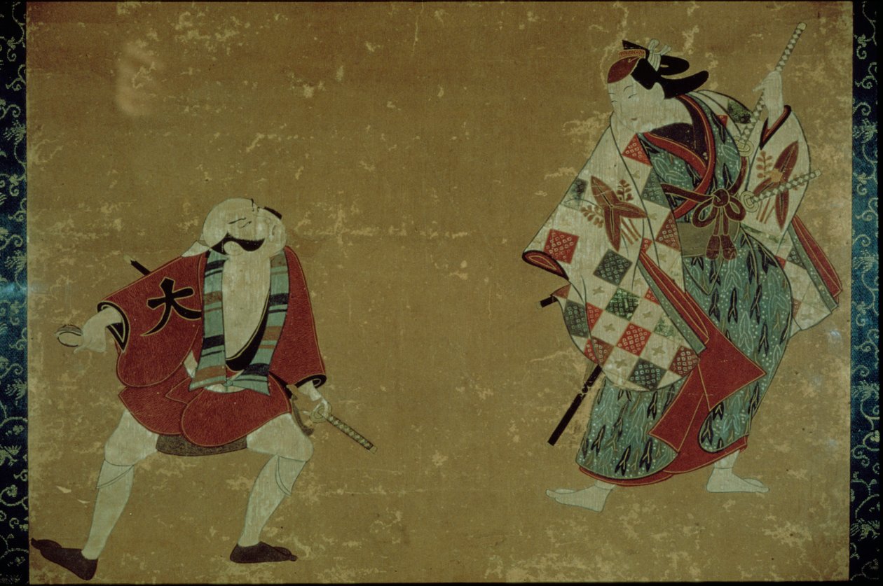 Deux acteurs dans une pièce, 1700-1705 - Unbekannt
