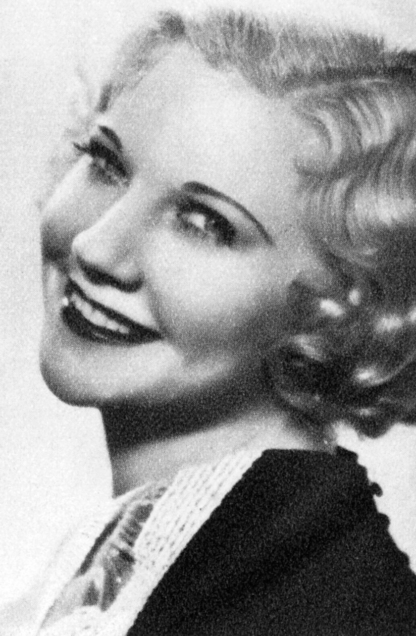 Una Merkel, actrice de cinéma américaine, 1934-1935 - Unbekannt