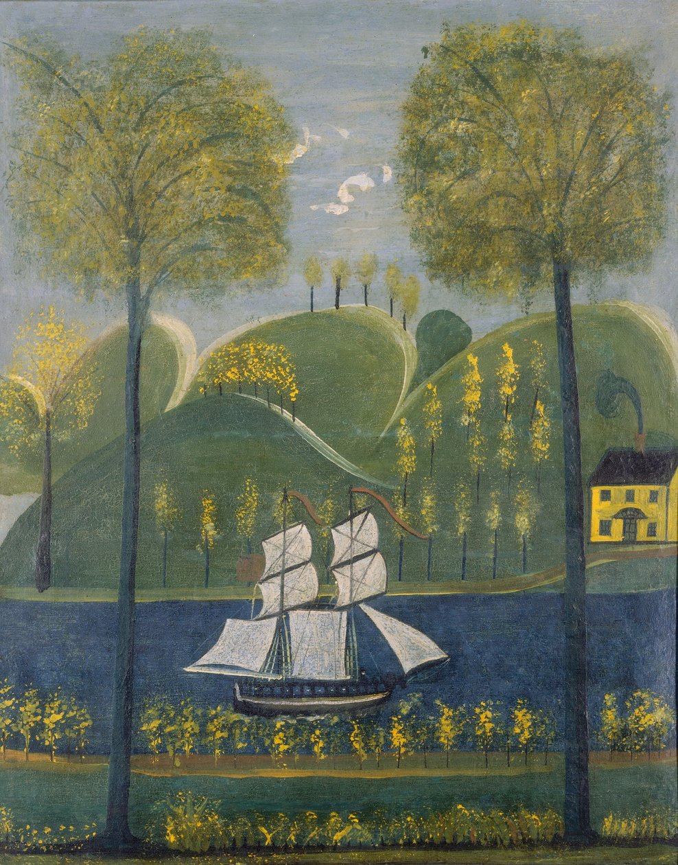 Sous pleine voile, deuxième quart du 19ème siècle - Unbekannt
