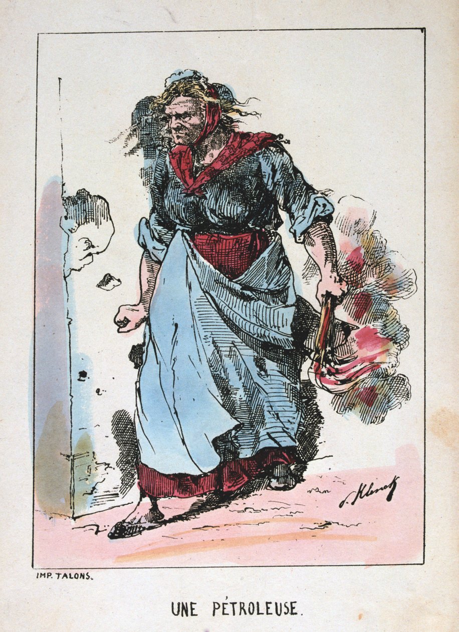 Une Pétroleuse, Commune de Paris, 1871 - Unbekannt