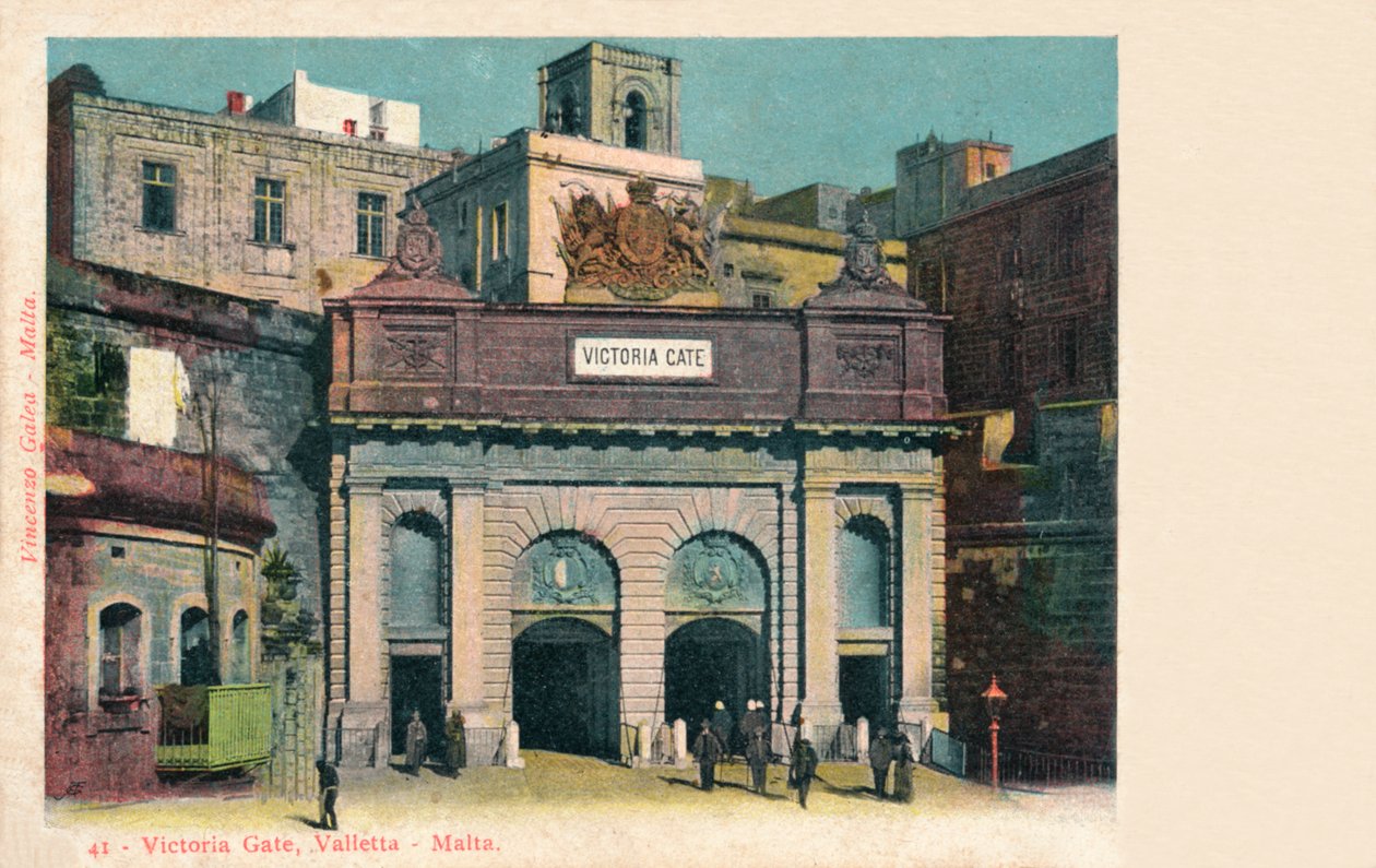 Porte Victoria, La Valette - Malte, vers 1900 - Unbekannt