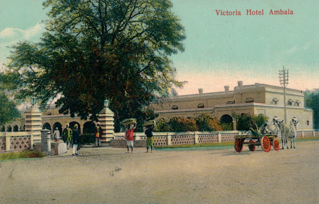 Hôtel Victoria Ambala, vers 1900 - Unbekannt