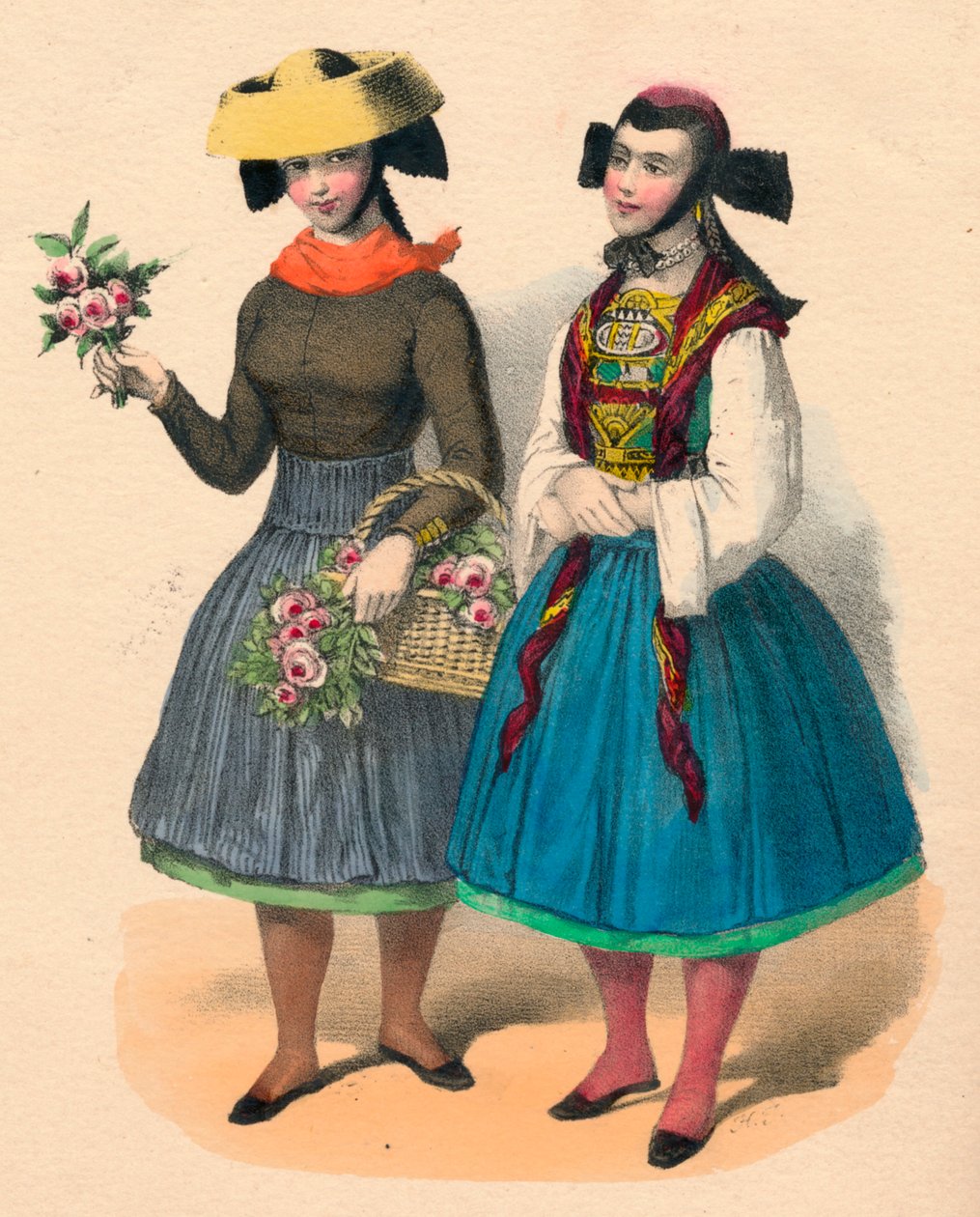 Vierlander Madchen, 19ème siècle - Unbekannt