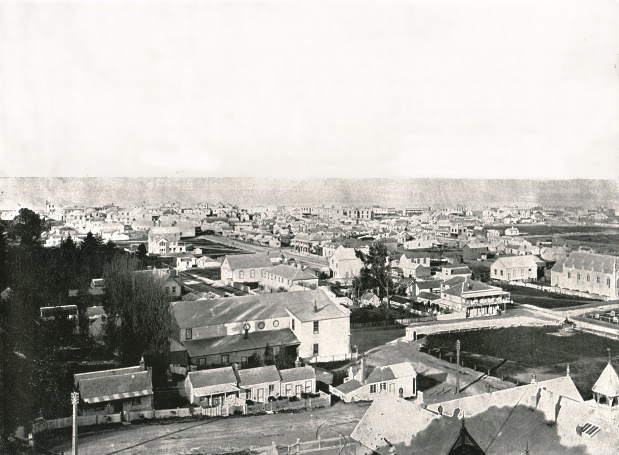 Vue de Milton Road, Napier, Nouvelle-Zélande, 1895 - Unbekannt