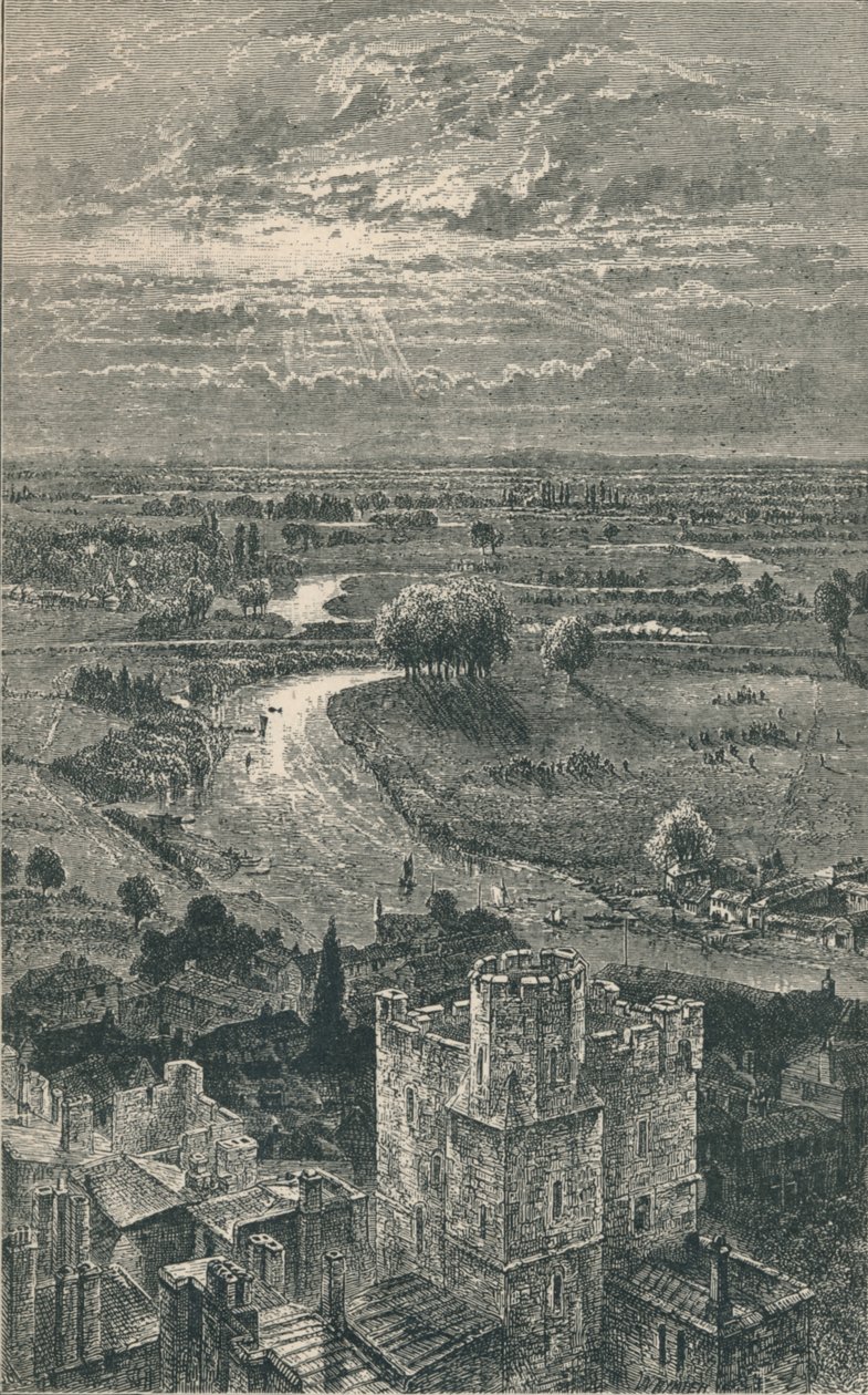 Vue depuis la tour ronde - Unbekannt