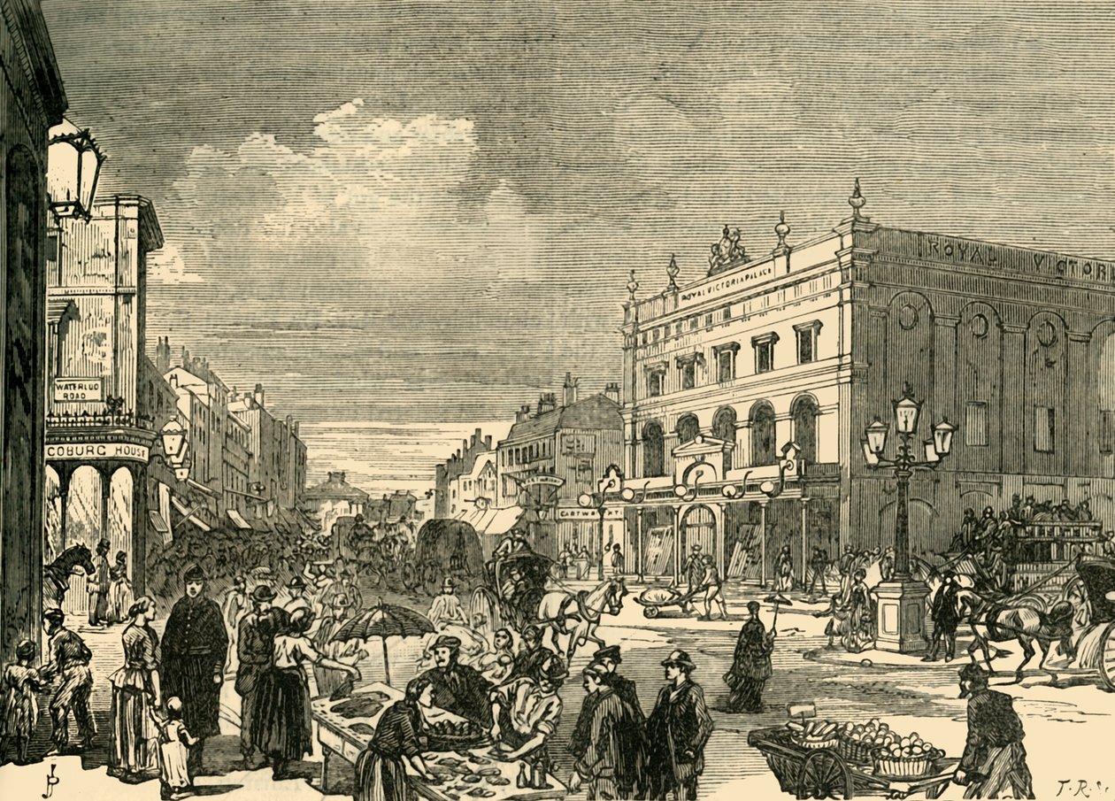 Vue dans le New Cut, 1878 - Unbekannt