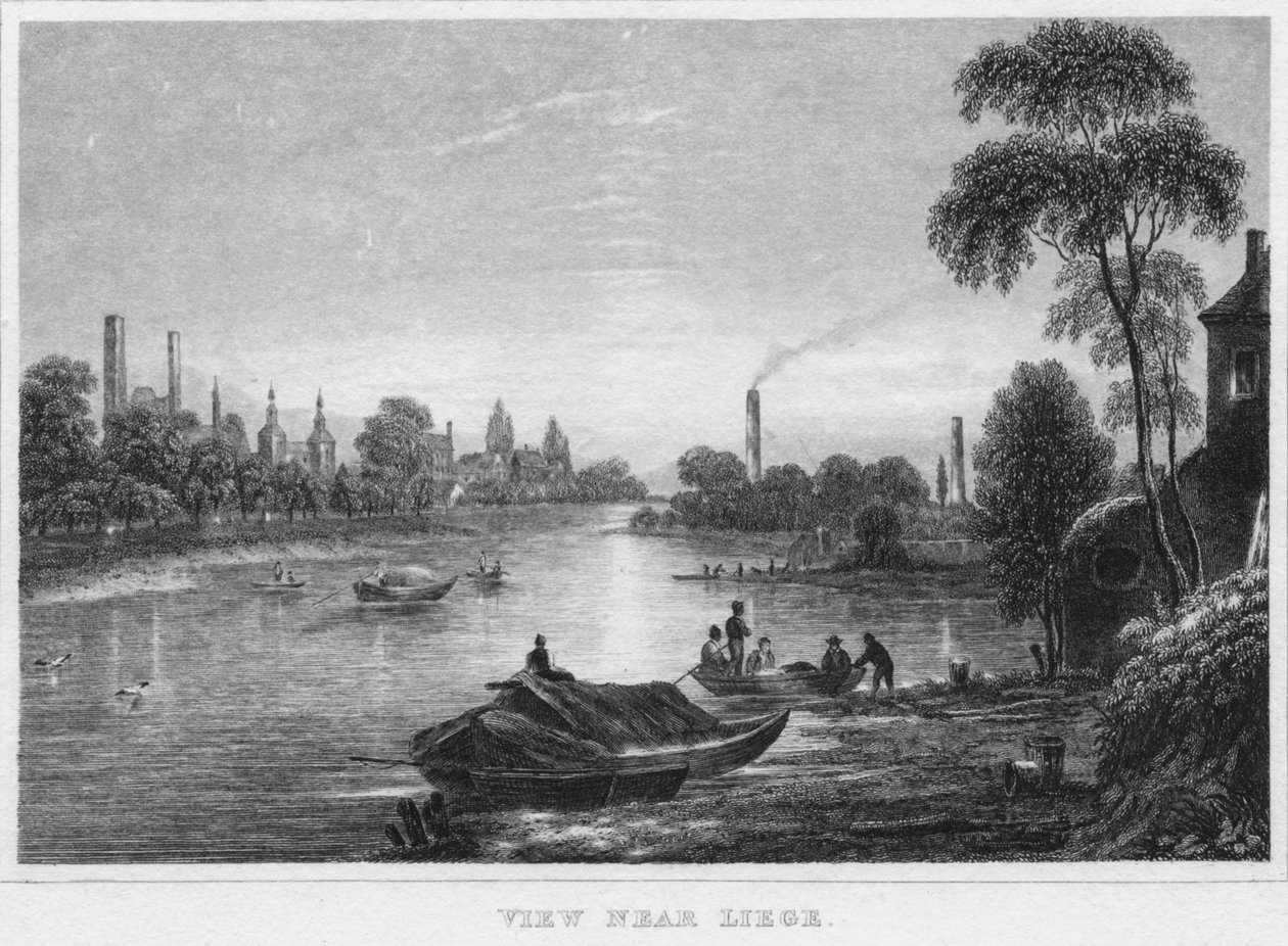 Vue près de Liège, 1850 - Unbekannt