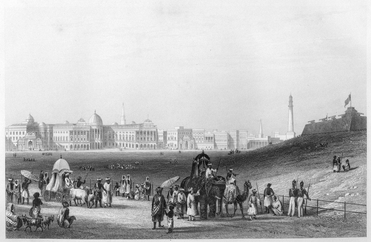 Vue de Calcutta depuis l