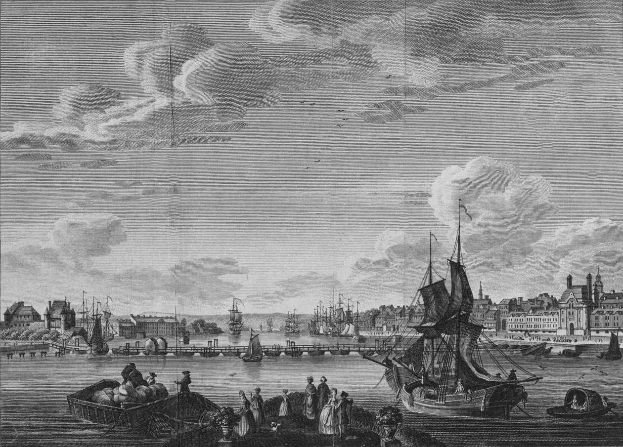 Vue de Rouen, 1782 - Unbekannt