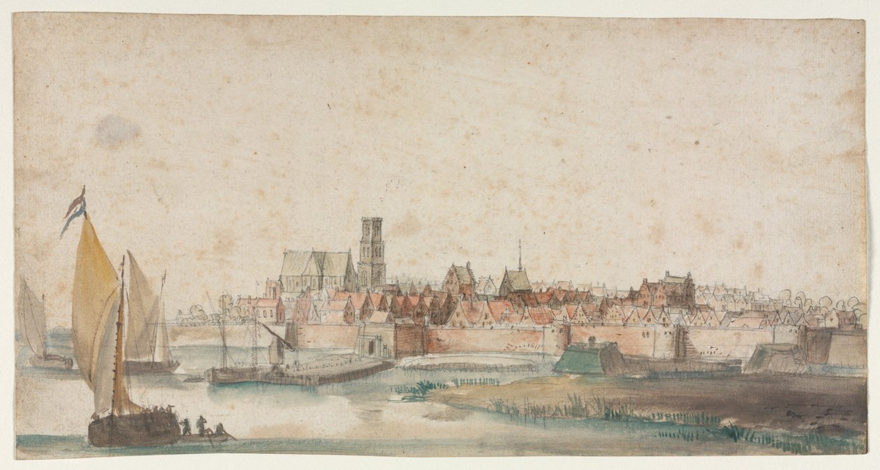 Vue de St. Geertruidenberg, 1600s - Unbekannt