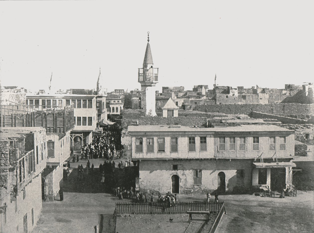 Vue de la vieille ville, Suez, Égypte, 1895 - Unbekannt