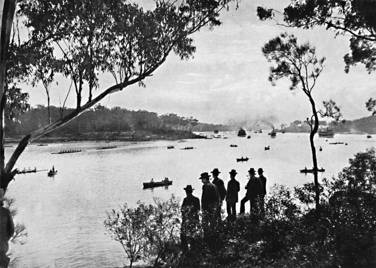 Vue sur la rivière Parramatta, vers 1900 - Unbekannt