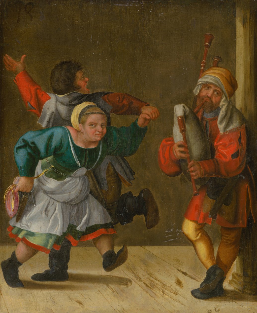 Danse villageoise, vers 1600 - Unbekannt