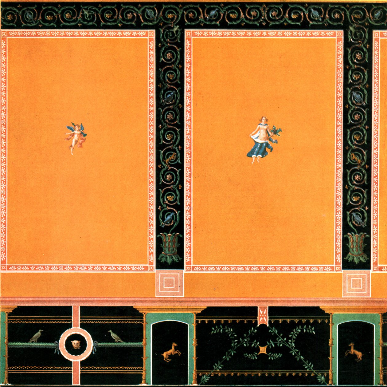 Décoration murale, Pompéi, Italie, 1928 - Unbekannt