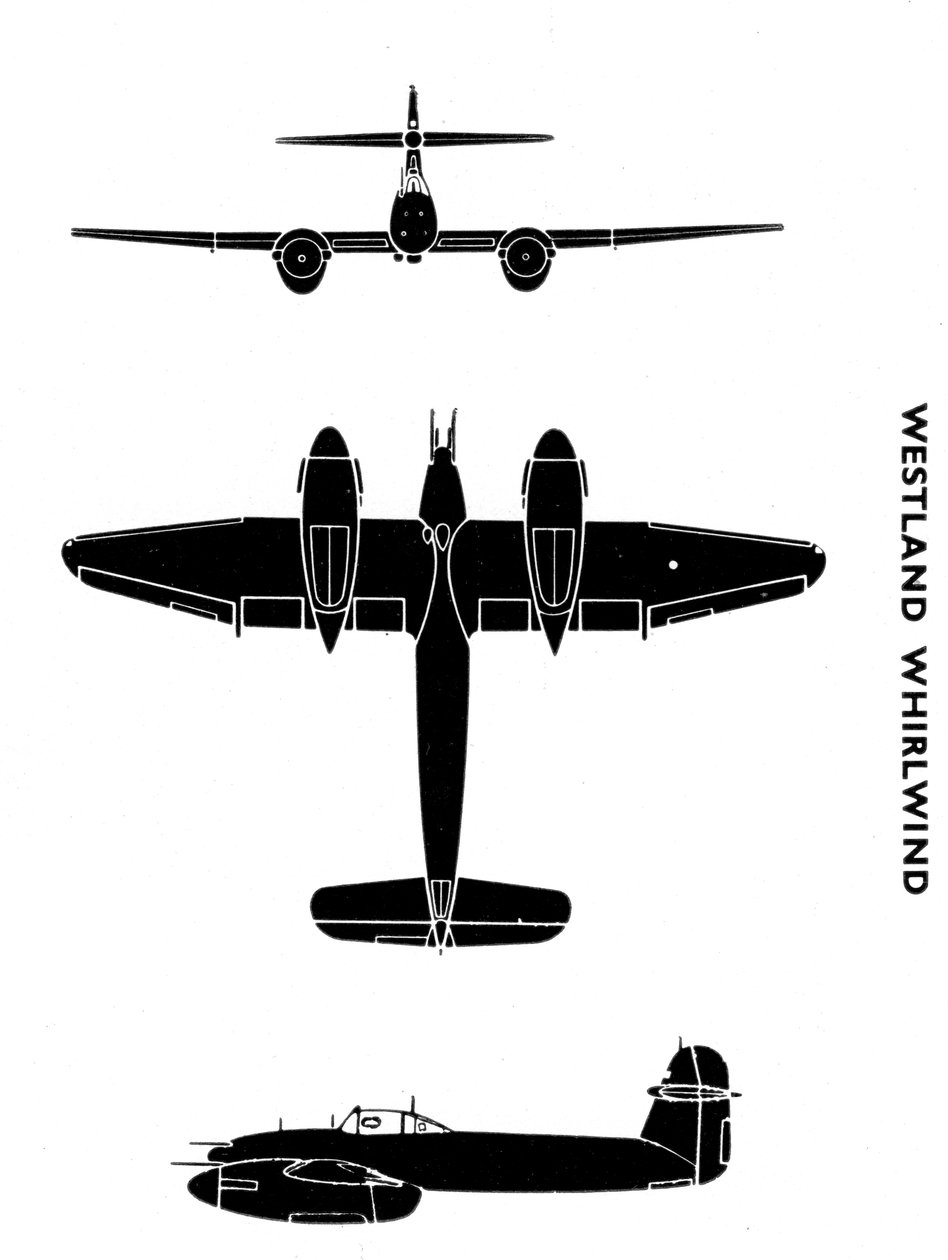 Westland Whirlwind, 1941 - Unbekannt
