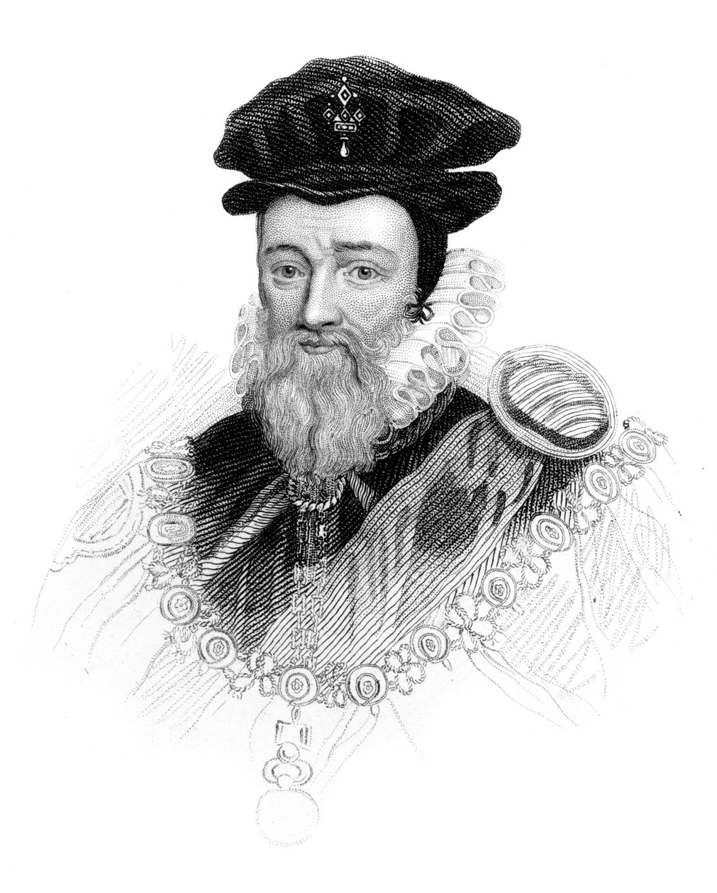 William Cecil, 1er baron Burghley, vers 1850 - Unbekannt