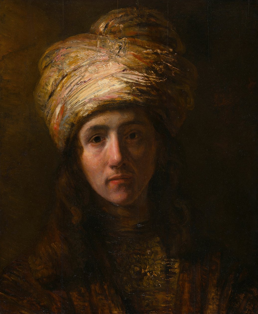Jeune homme en turban, vers 1650 - Unbekannt