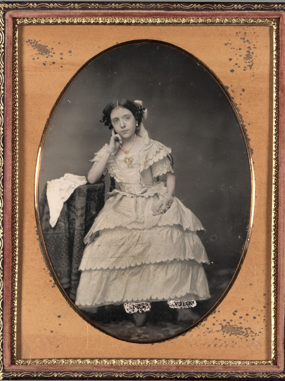 Jeune femme en culottes, vers 1855 - Unbekannt
