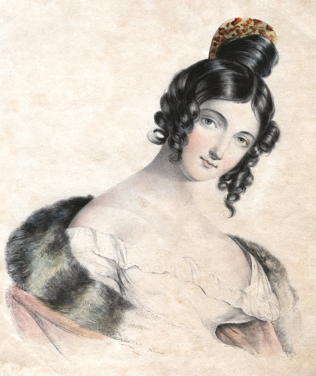 Jeune femme, 19e siècle - Unbekannt