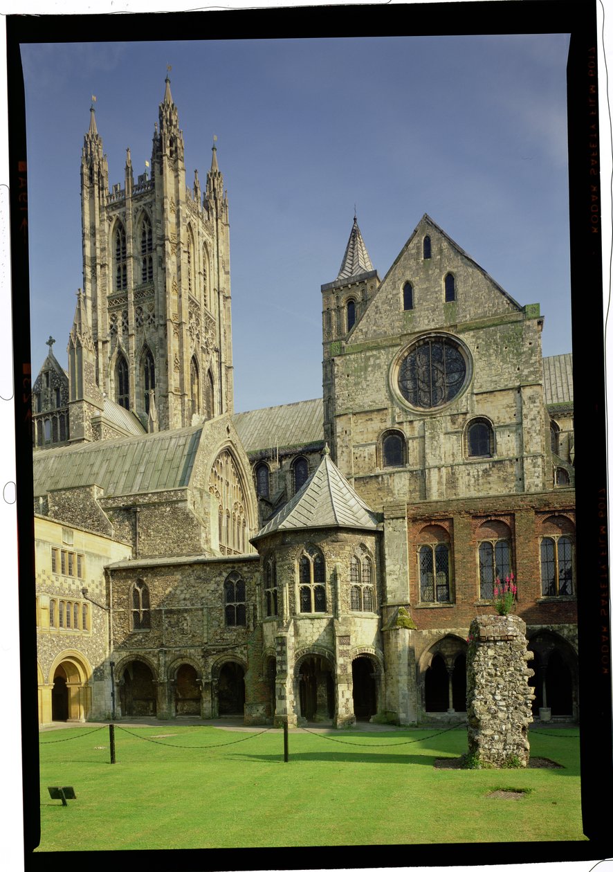 Vue extérieure de la cathédrale de Canterbury, Kent - Unbekannt Unbekannt