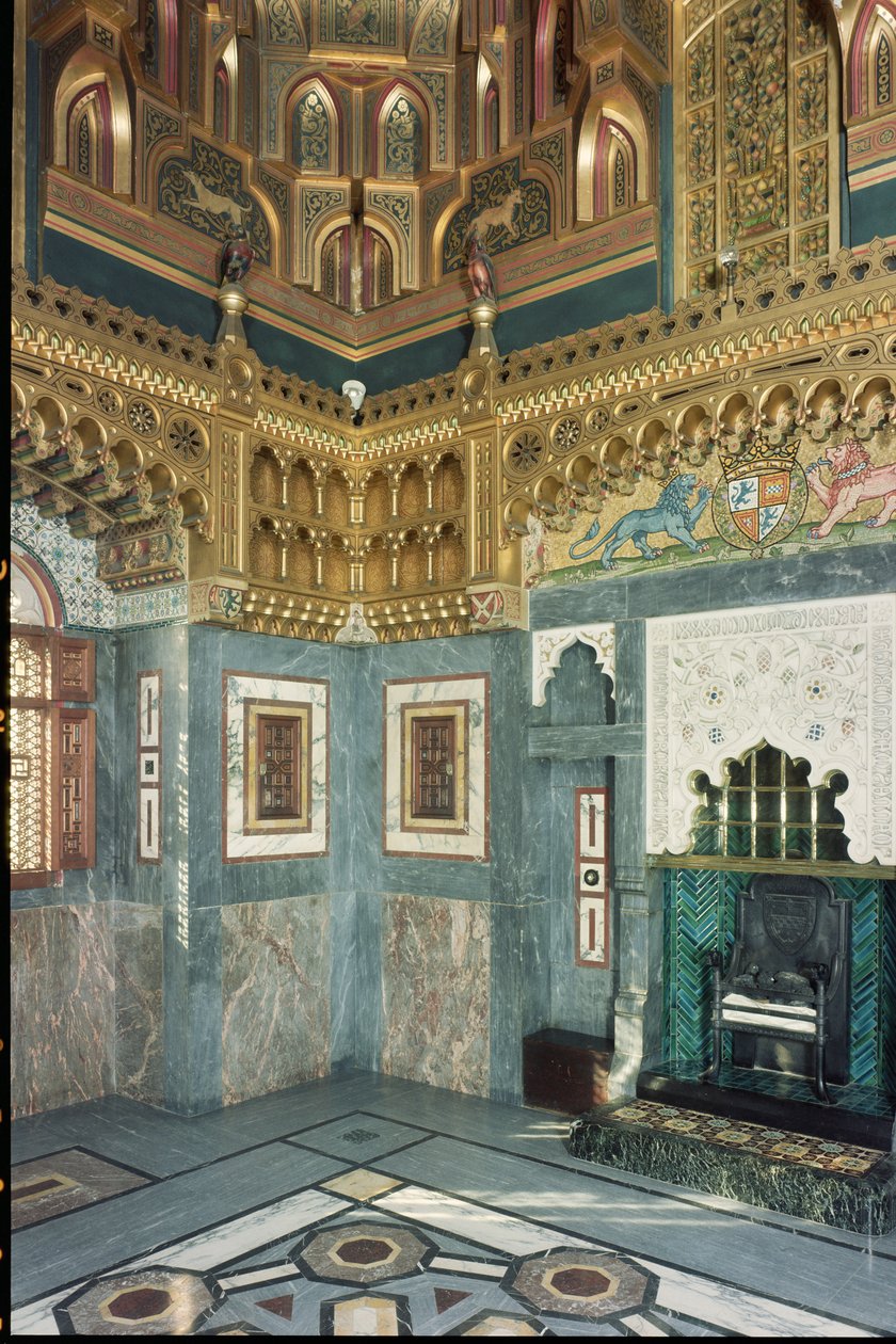 Intérieur, Château de Cardiff, Pays de Galles, construit c.1875 - Unbekannt Unbekannt