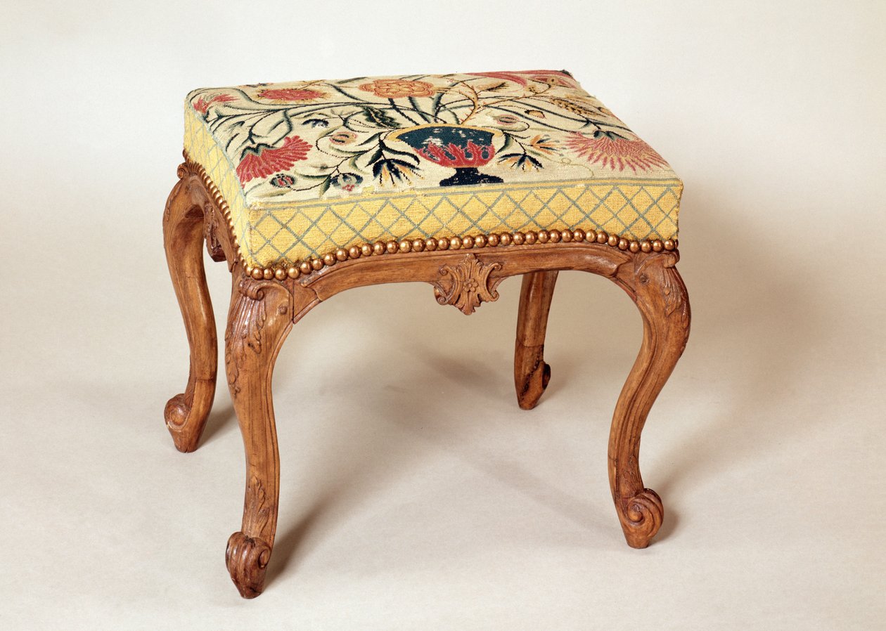 Tabouret Louis XV de style provincial - Unbekannt Unbekannt