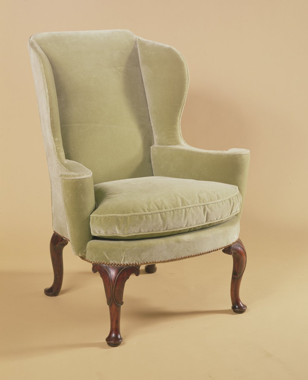 Fauteuil à oreilles de la reine Anne (noyer) - Unbekannt Unbekannt