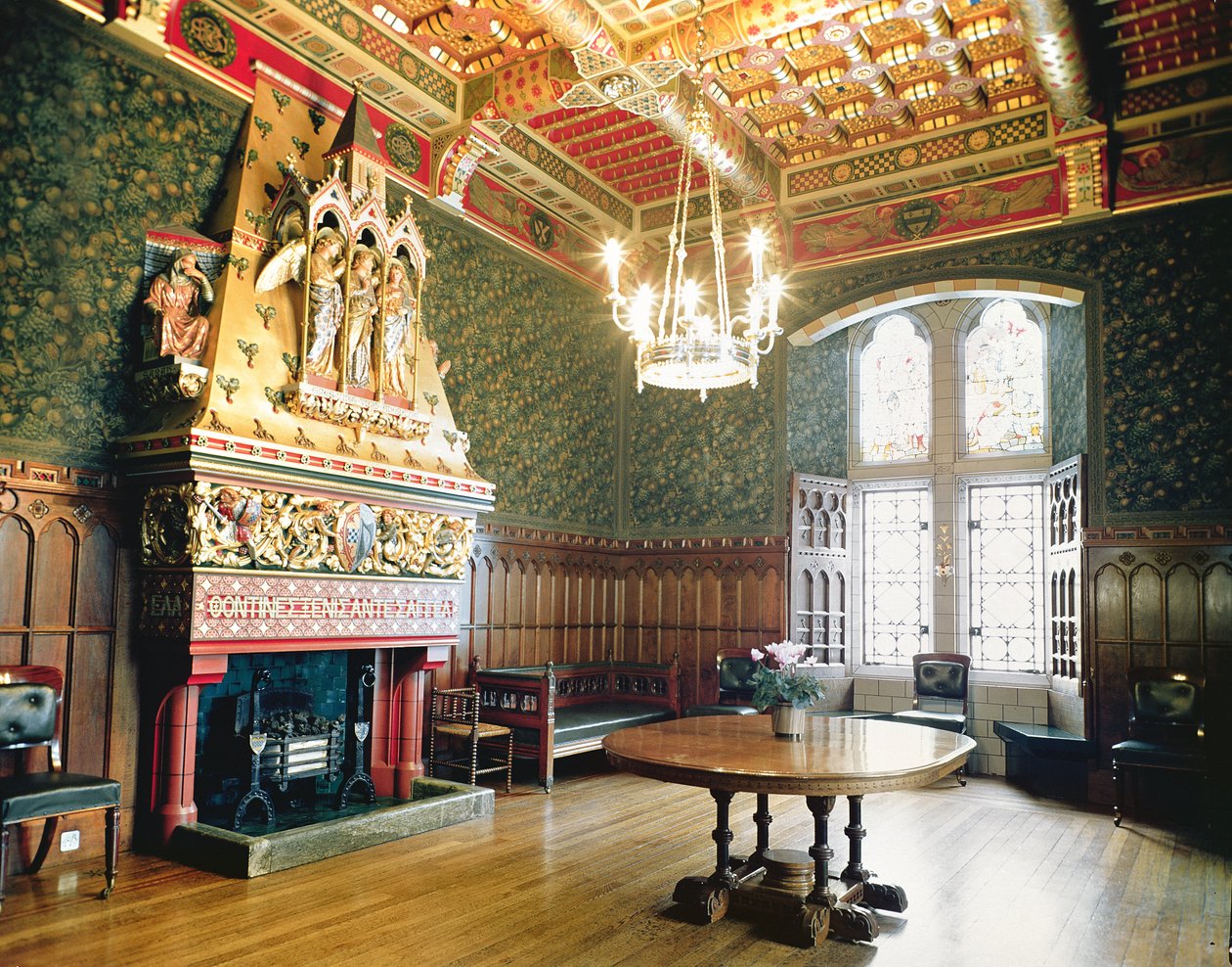 La salle à manger, château de Cardiff, Pays de Galles - Unbekannt Unbekannt