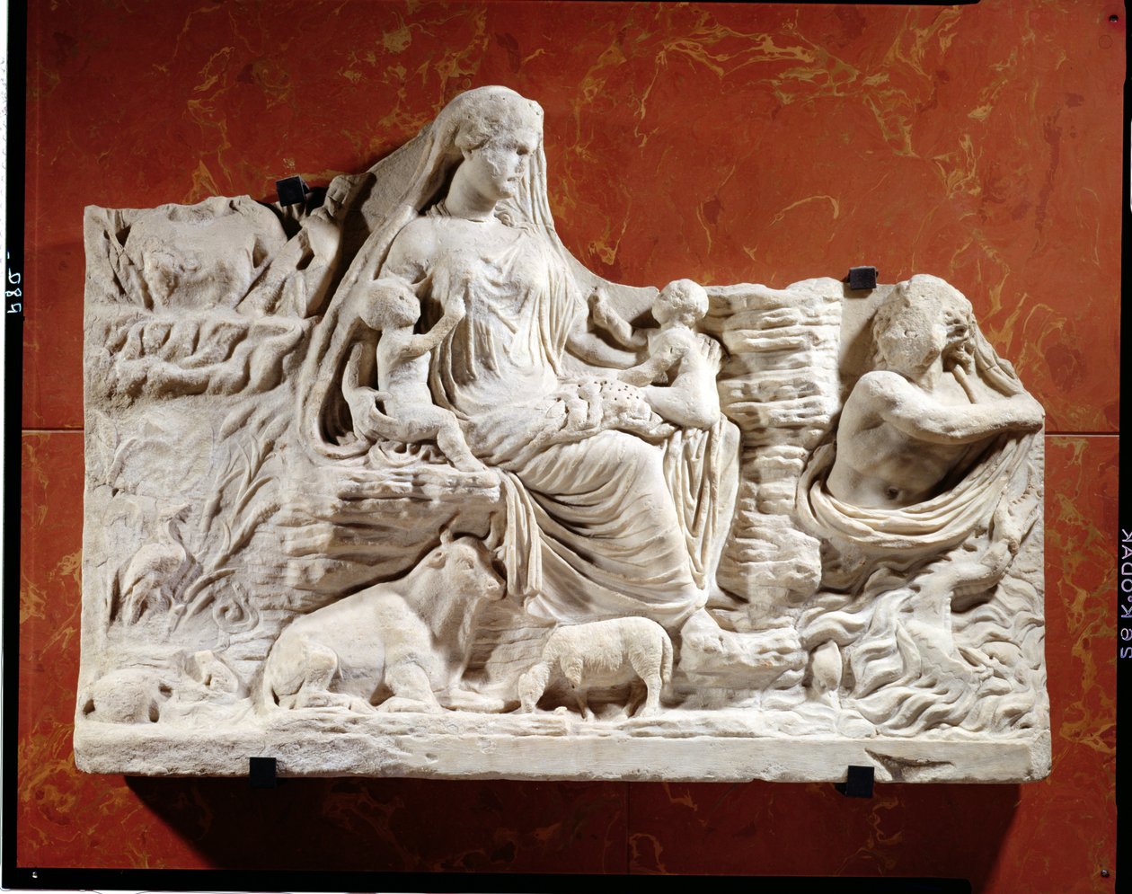 Personnification de la mère terre, relief allégorique, romain, Carthage, début du IIe siècle après J.-C. - Unbekannt Unbekannt