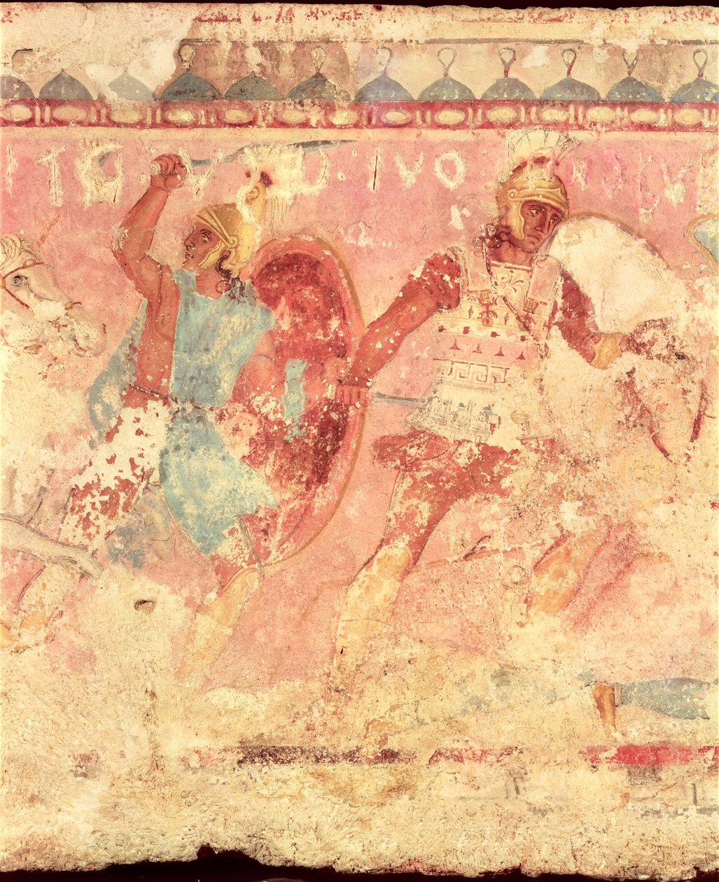 Amazones combattant un guerrier grec, côté d