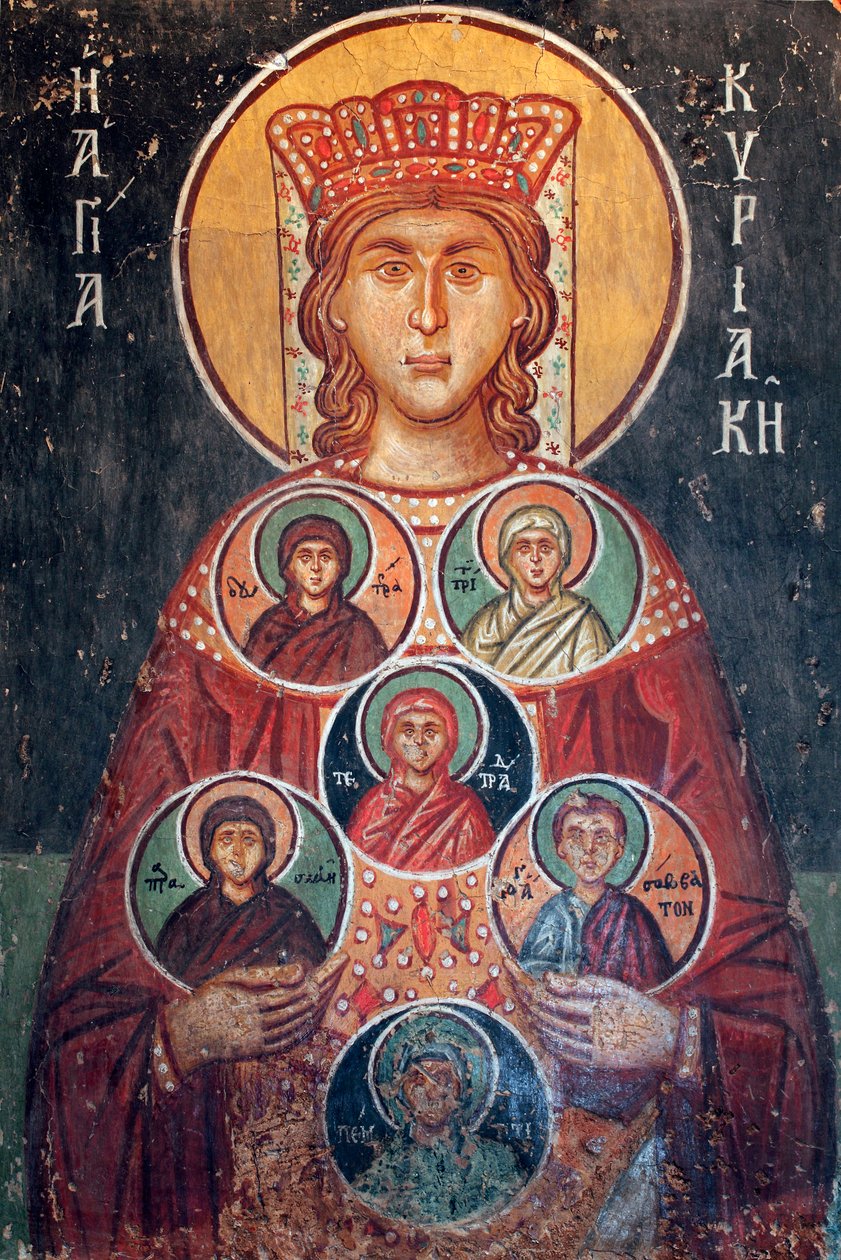 Fresque byzantine du 15ème siècle - Unbekannt Unbekannt