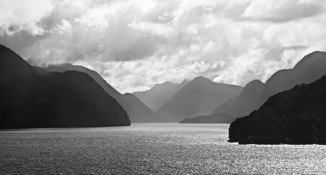 Couches de montagne en noir et blanc, 2018 - Unbekannt Unbekannt