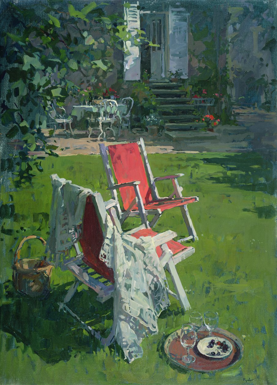 Chaises rouges et Chablis - Unbekannt Unbekannt