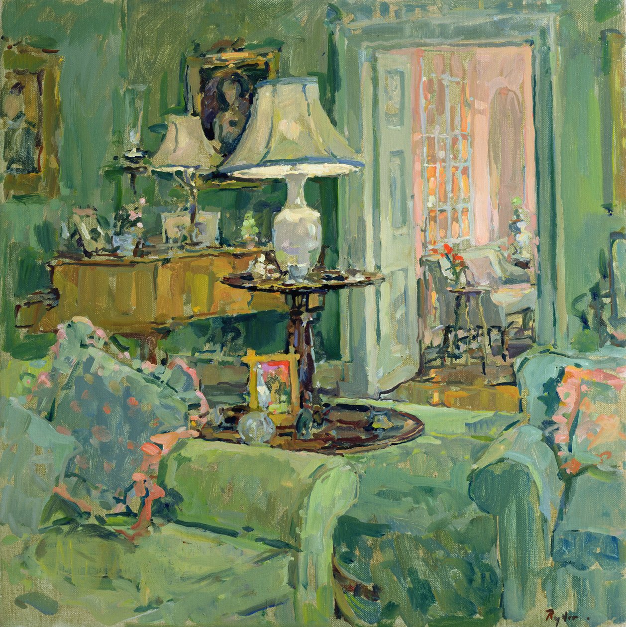 Le salon vert - Unbekannt Unbekannt