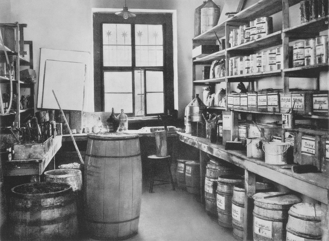 Le studio mural, des ateliers du Bauhaus, Weimar, 1923 - Unbekannt Unbekannt