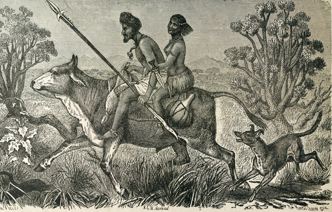 AFRIQUE (XIXe siècle). Habitants de l
