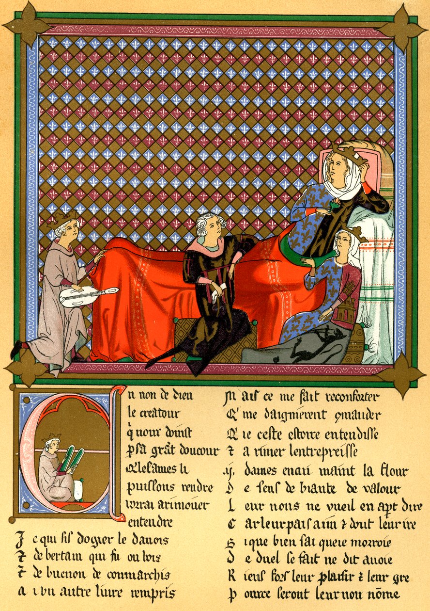 Adenez, roi des ménestrels - Unbekannter Künstler