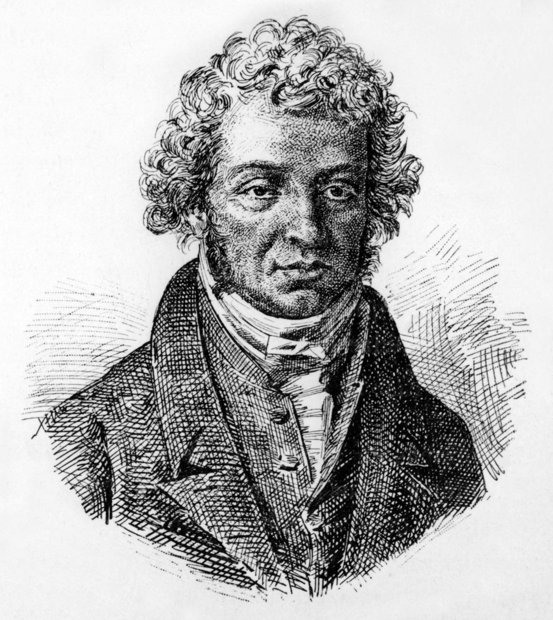 André Marie Ampère XIXe siècle (gravure) - Unbekannter Künstler