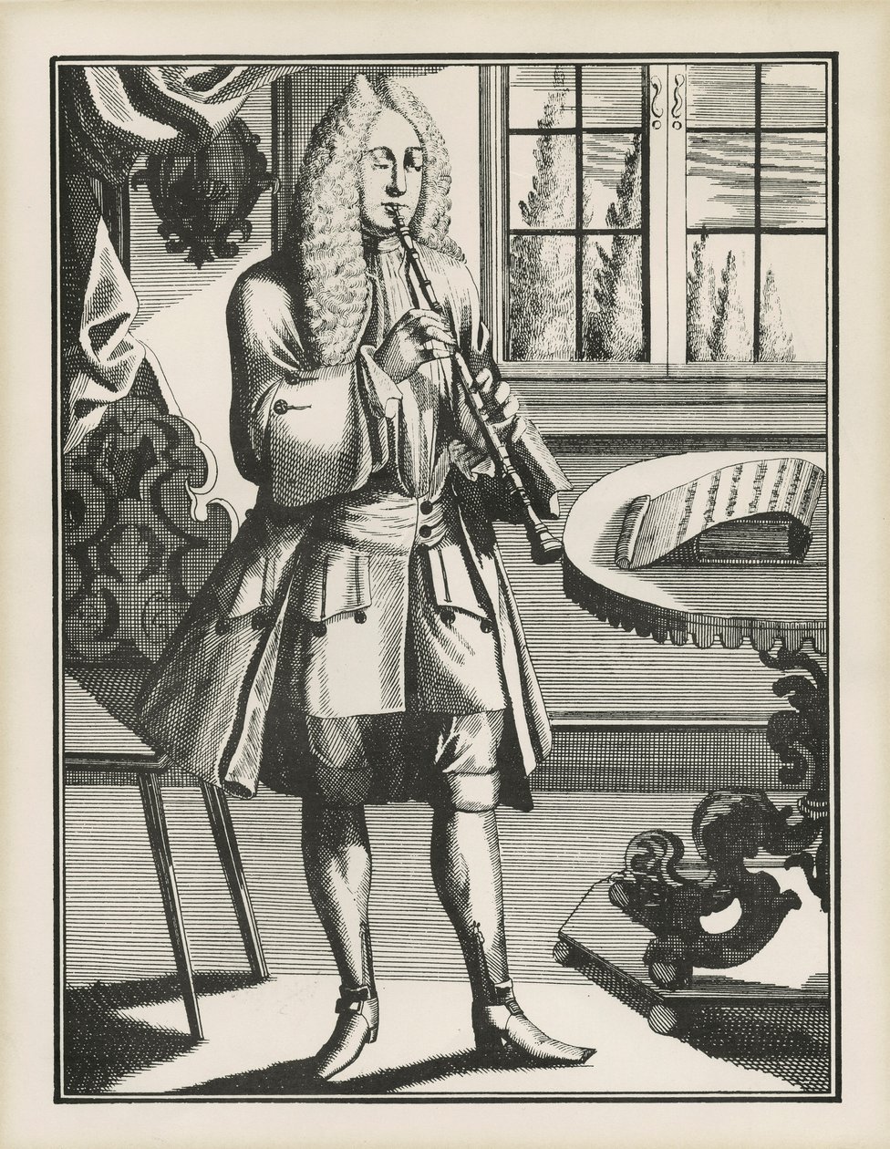 Hautboïste baroque - Unbekannt